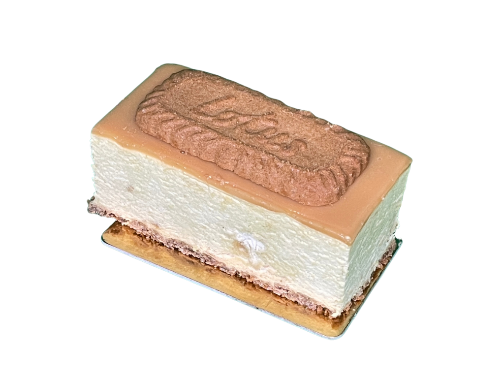 Pastelito de Lotus con base de galleta
