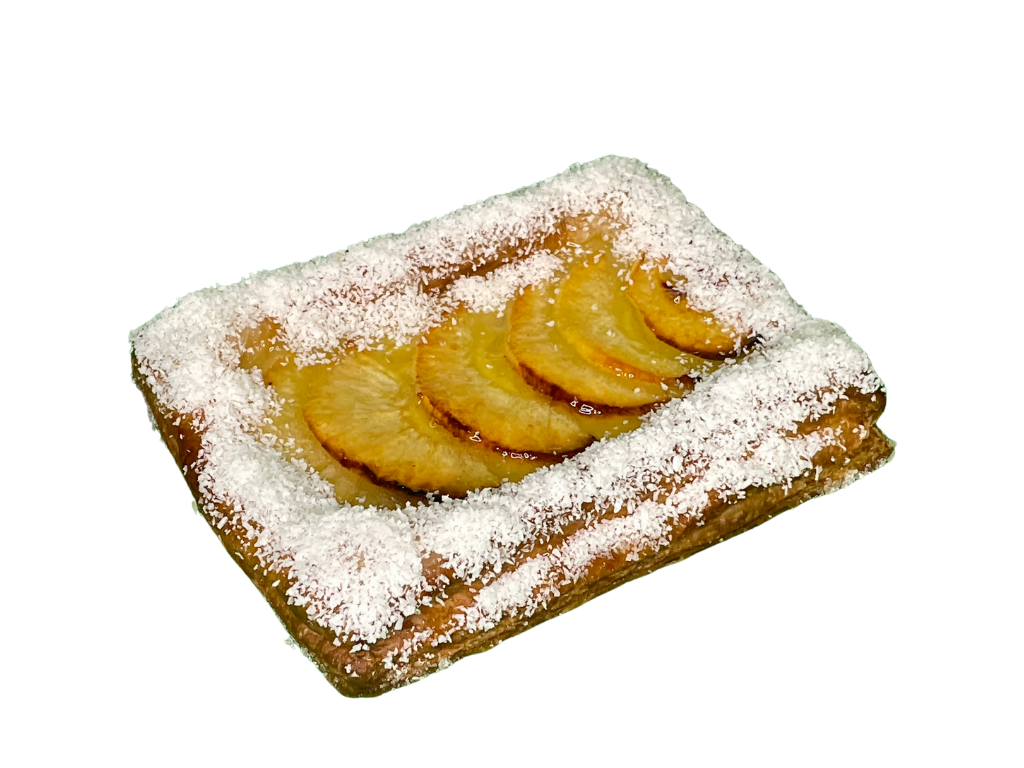 Tartaleta de Manzana y ralladura de coco